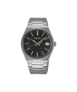 Seiko SUR557P1 Klassisk herre ur med sort tallskive.