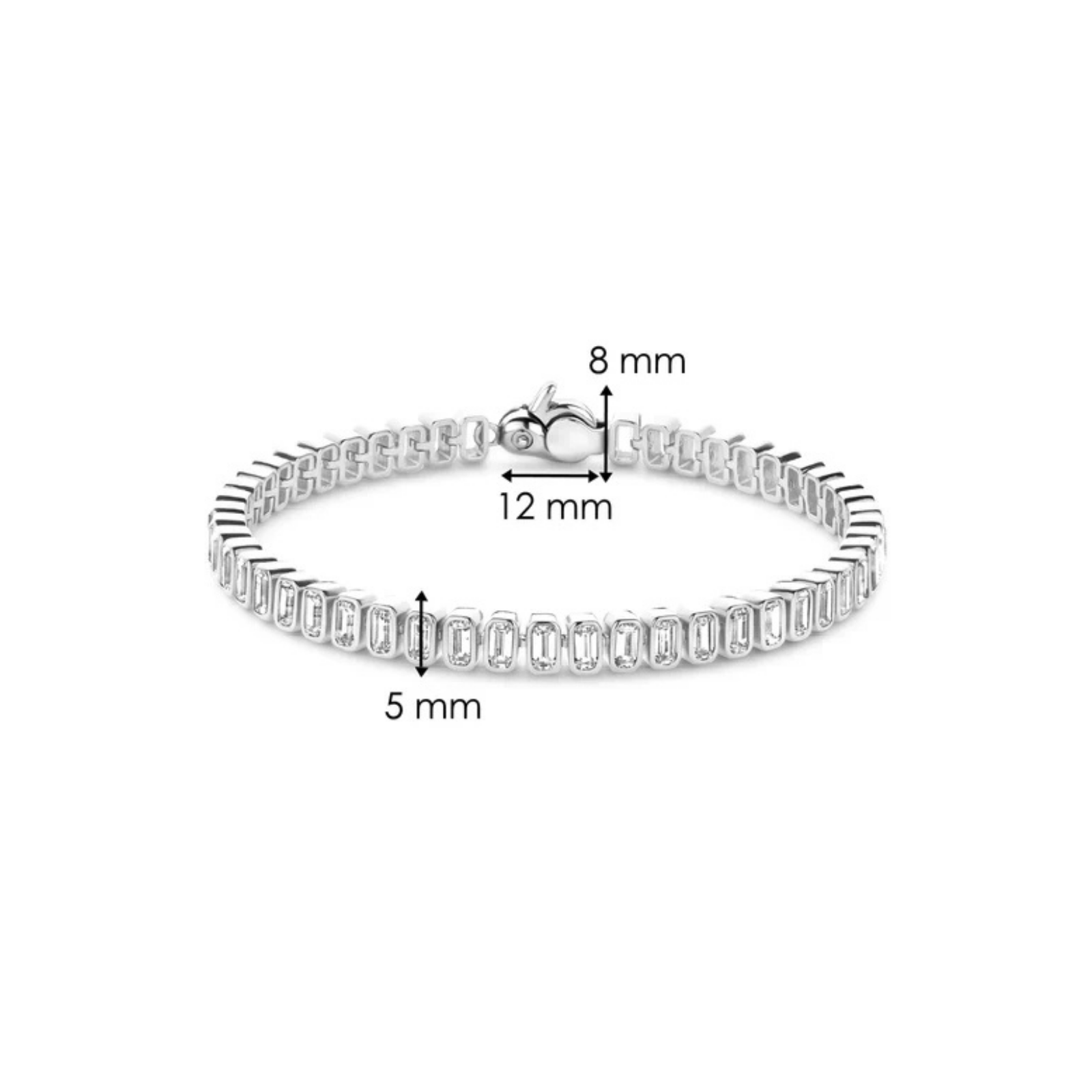 Klassisk alliansearmbånd i sølv - Bilde 4