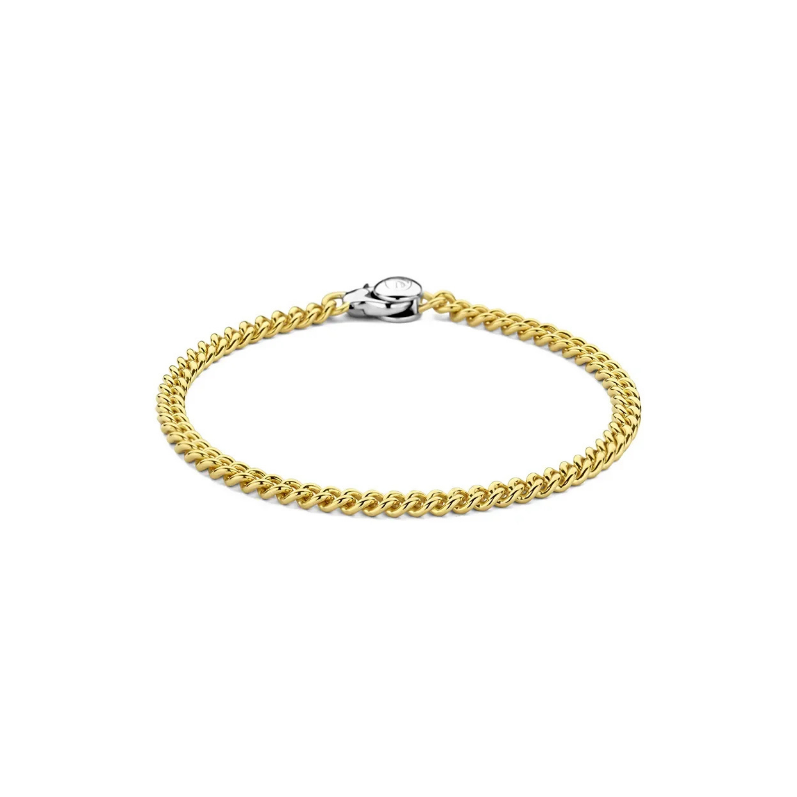 Tidløst armbånd i forgylt sølv