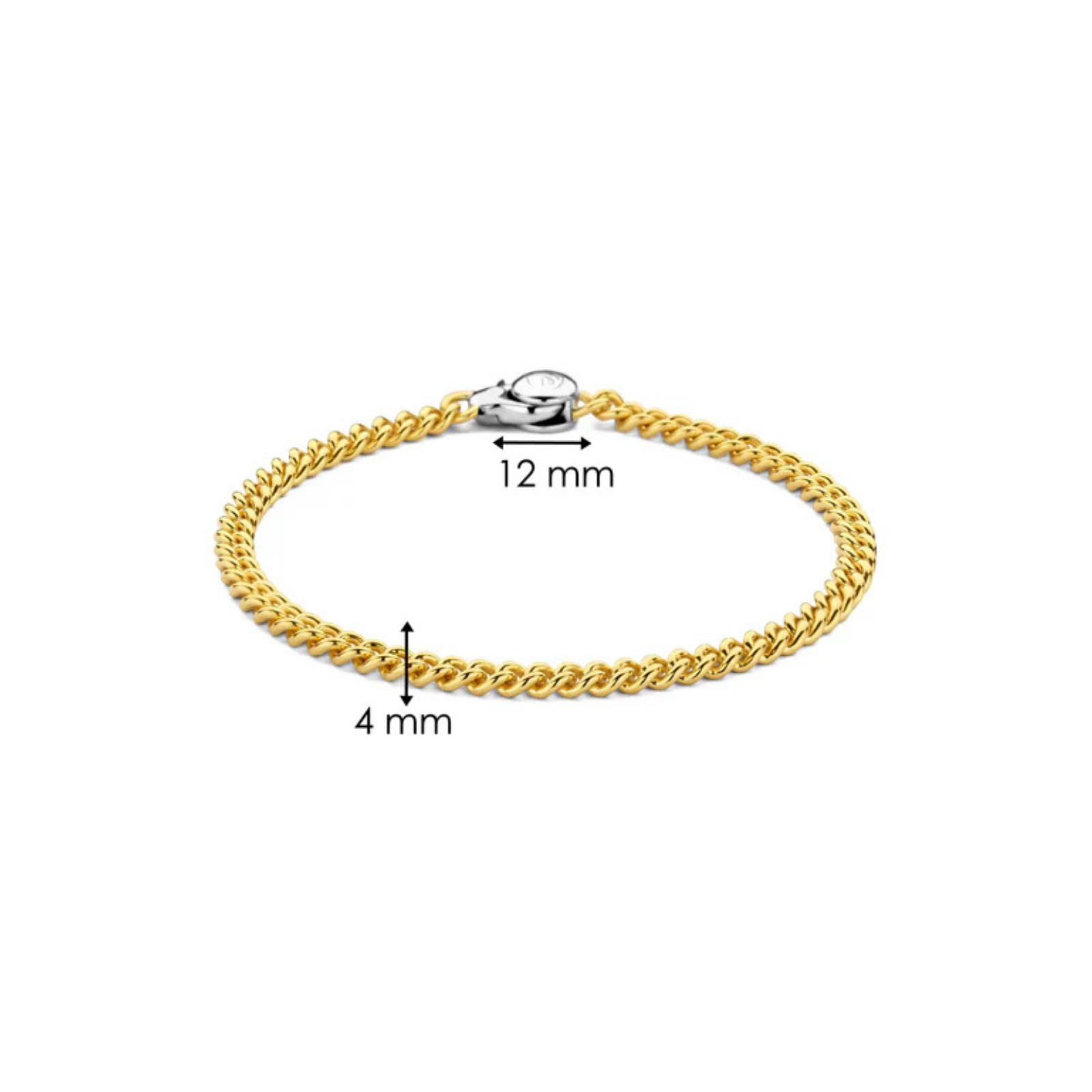 Tidløst armbånd i forgylt sølv - Bilde 3