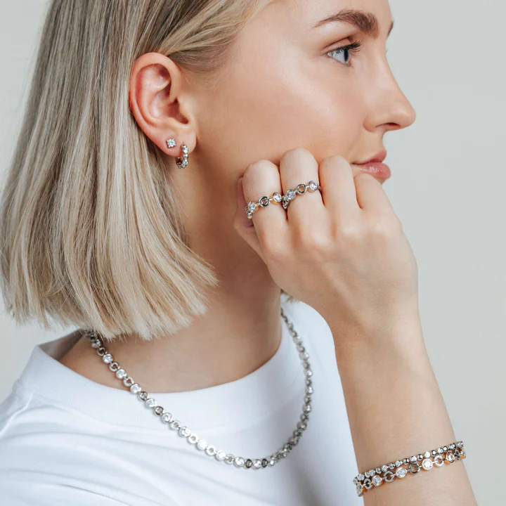 Stilrent armbånd i forgylt sølv - Bilde 2