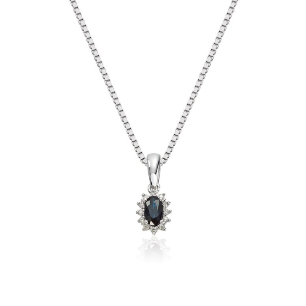 Rosettanheng 0,034ct WSI Safir Hv 585