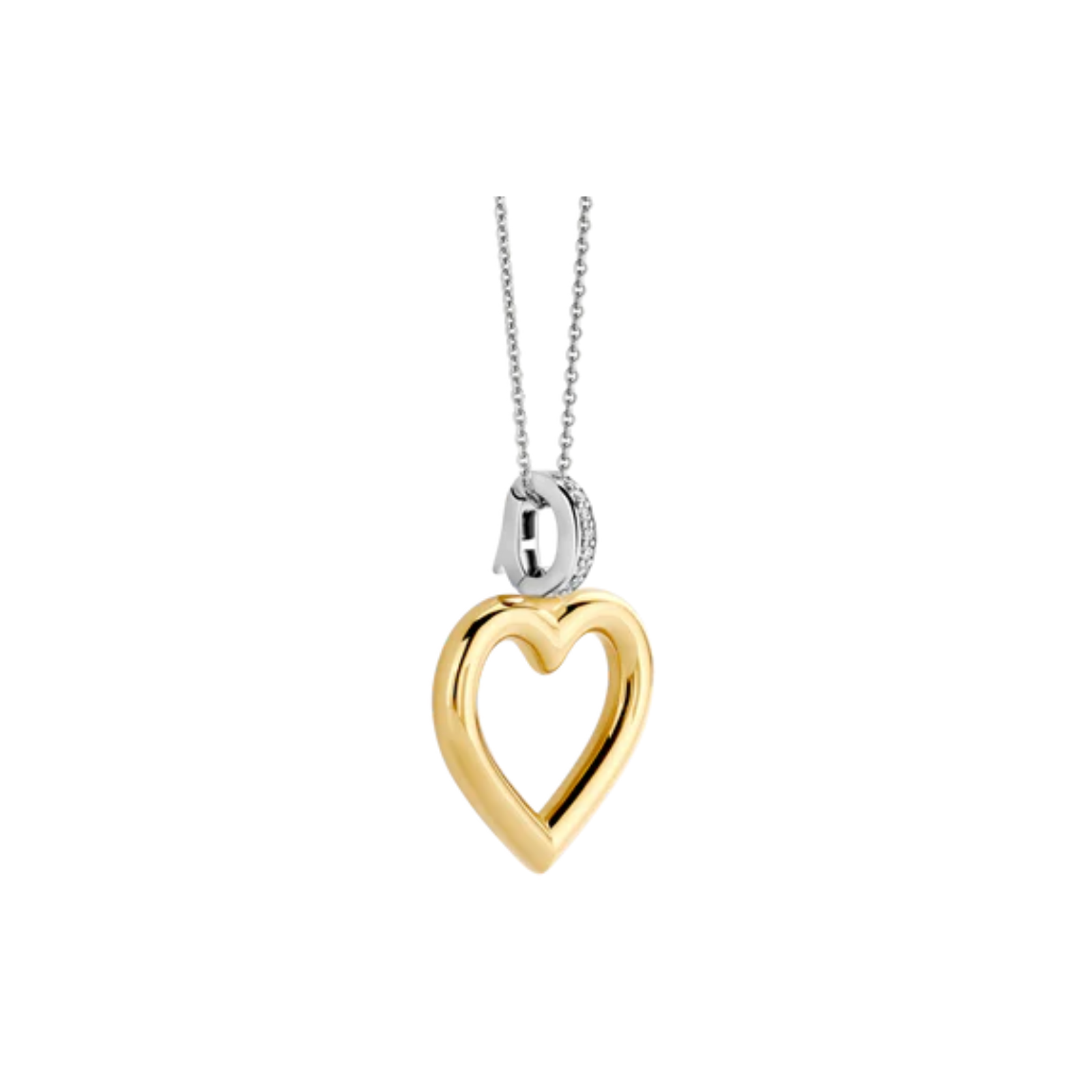 Hjertesmykke i forgylt sølv - Bilde 4