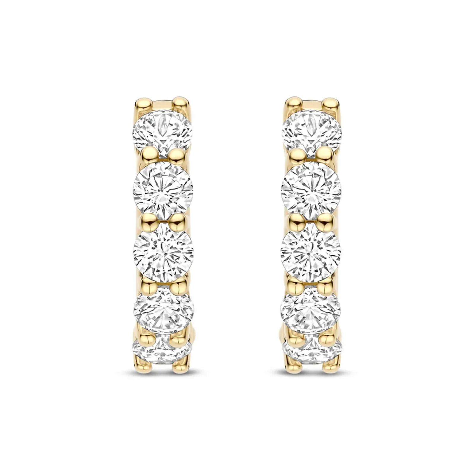 Øreringer i forgylt sølv - Bilde 3