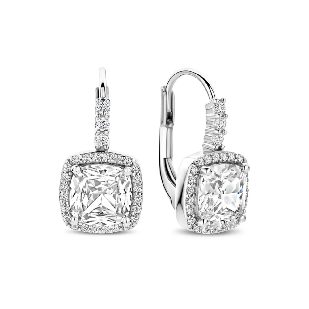 Sølv ørepynt med zirkoner