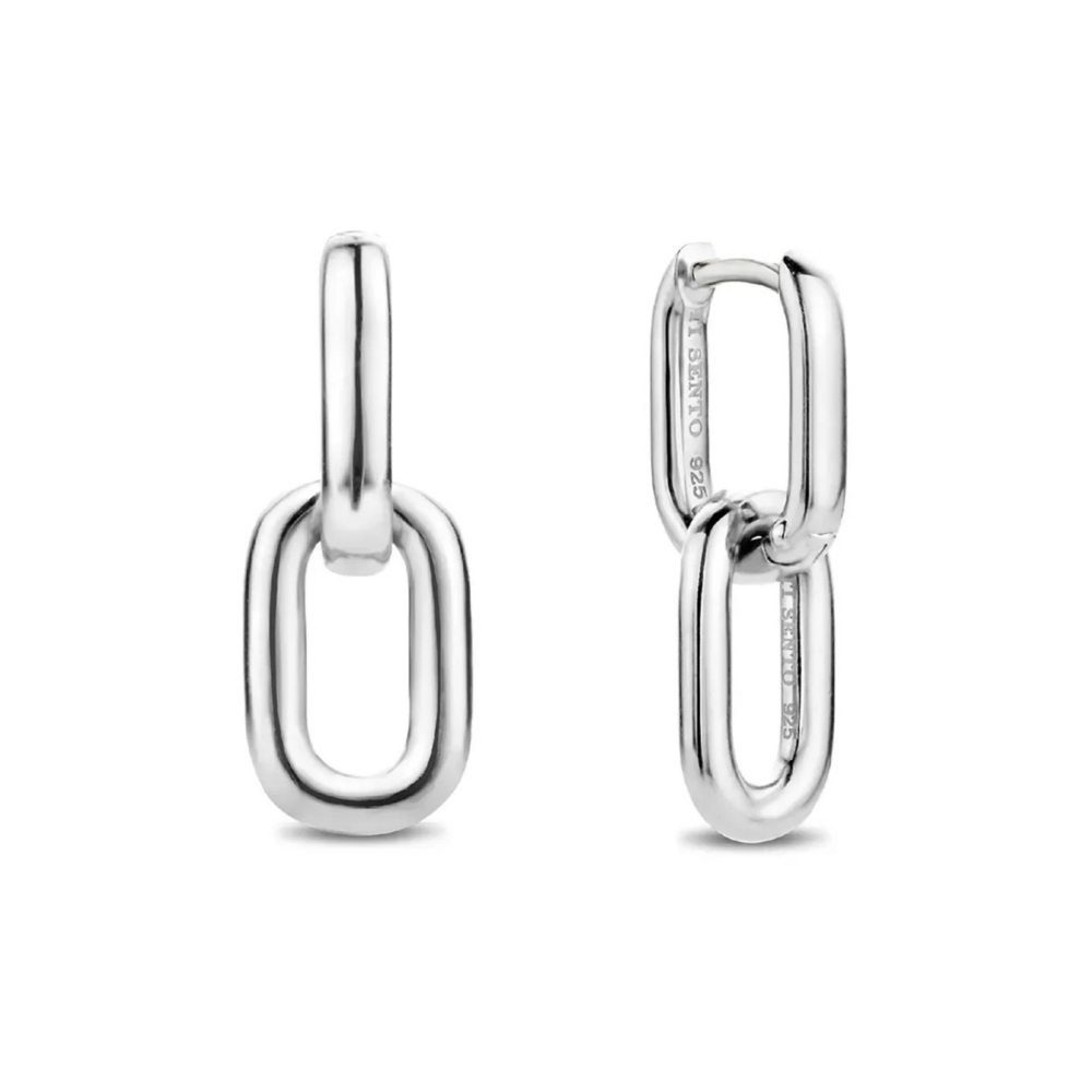 Moderne ørepynt i sølv