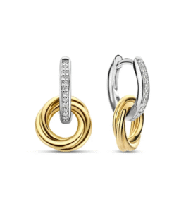 Ørepynt i forgylt sølv