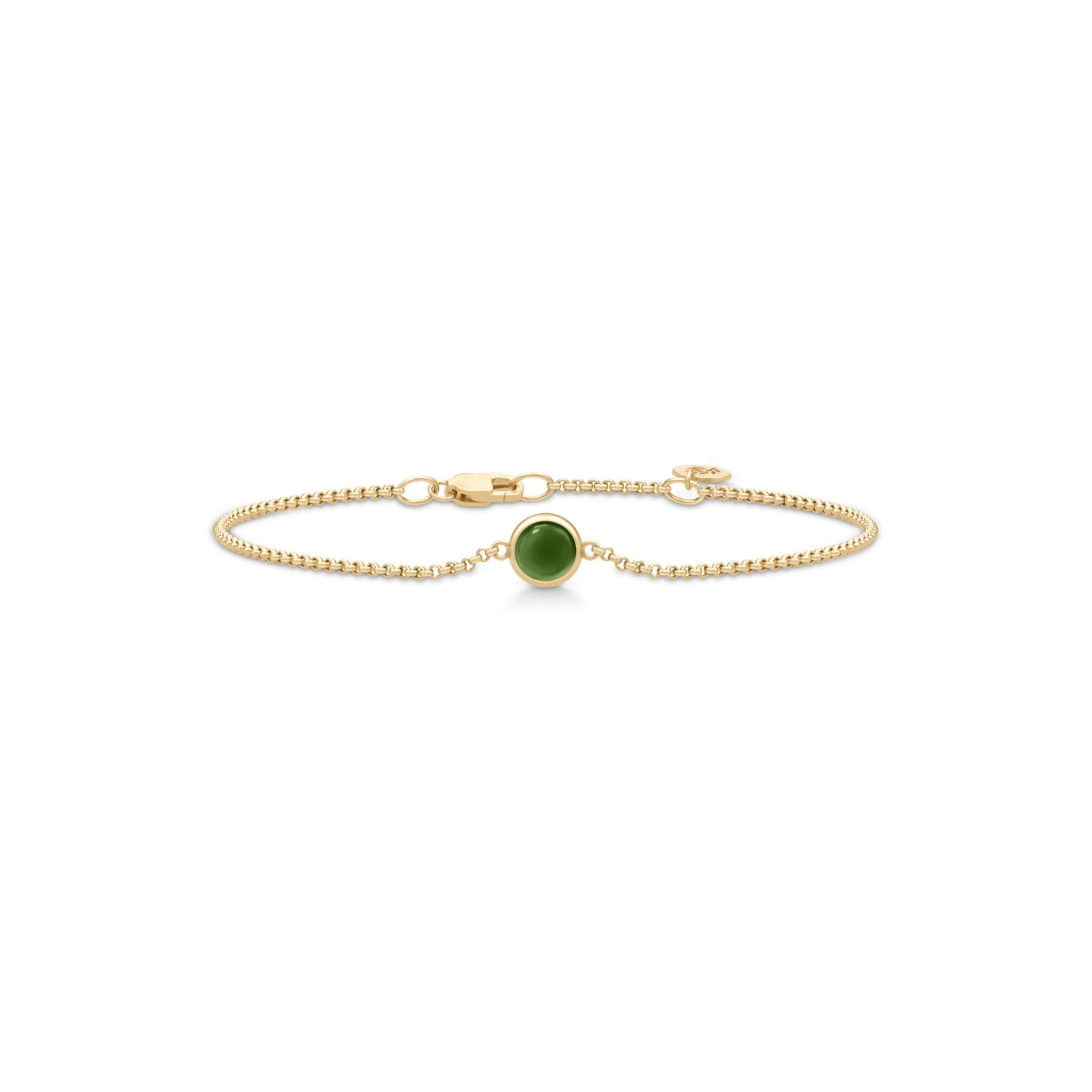 Primini Armbånd Moss Green Crystal