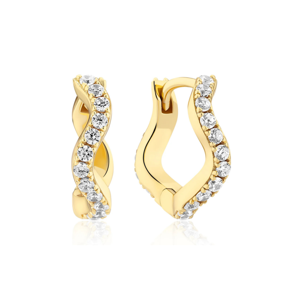 Ellera Waves Medio Øreringer