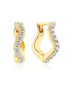 Ellera Waves Medio Øreringer