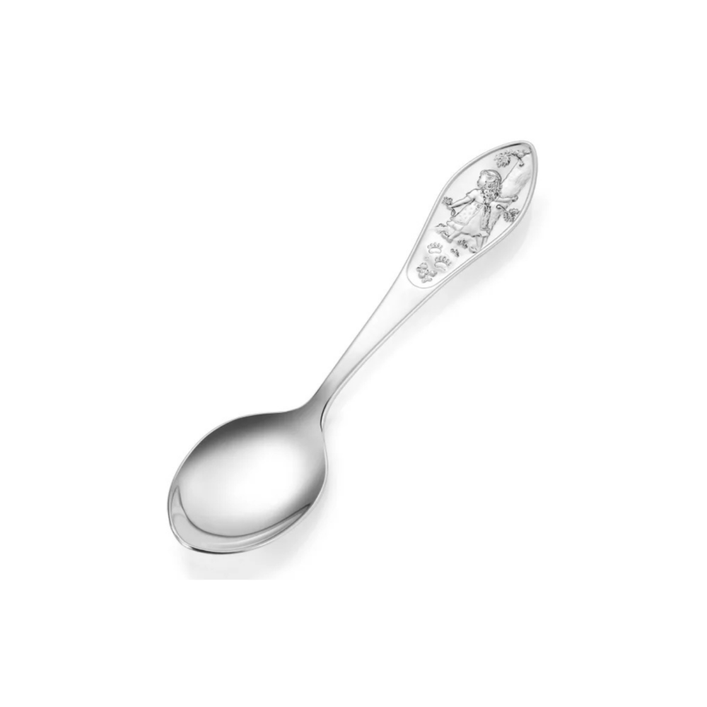 Gullhår Barneskje I Sølv