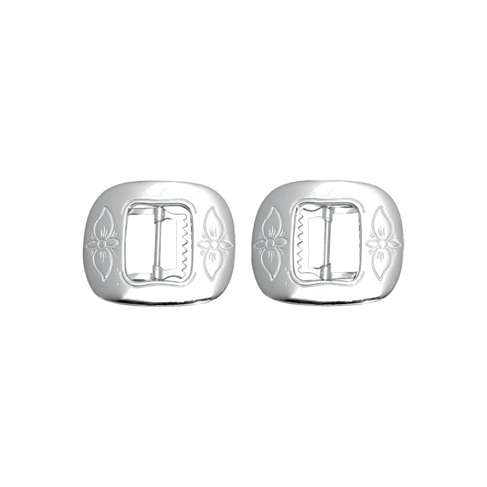 Spenne Rogaland gravert kne-/vest, Hvit