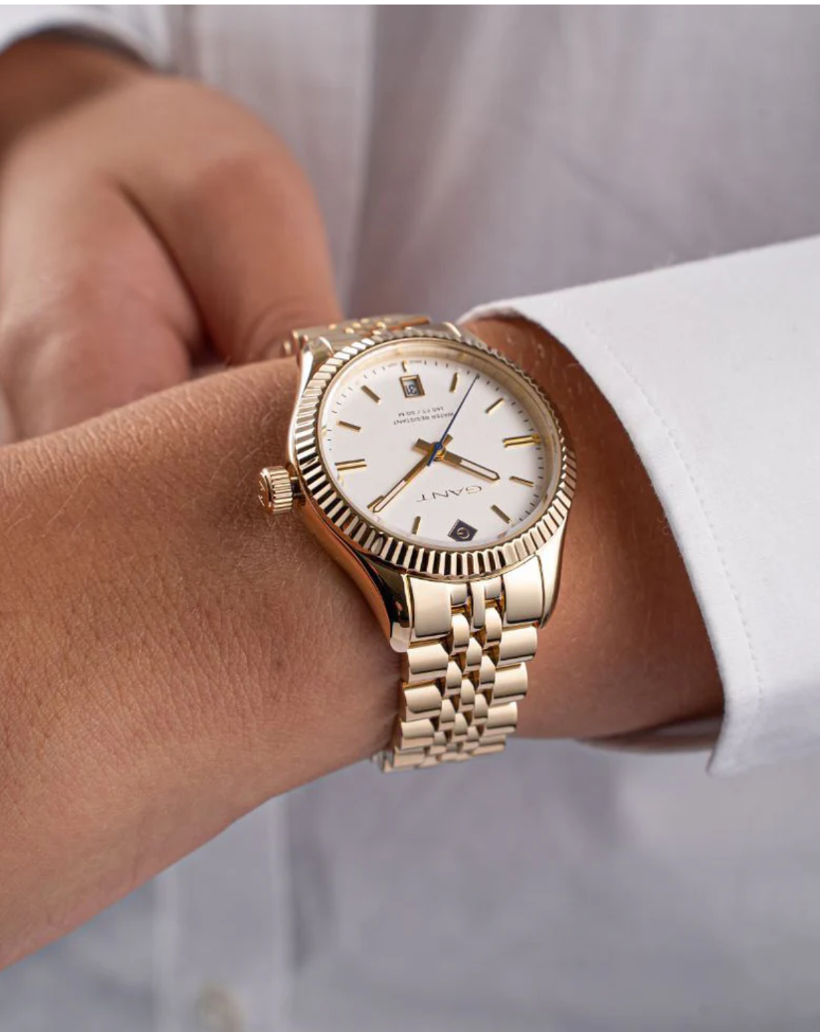 GANT Sussex Lady Gullfarget/Hvit - Bilde 2