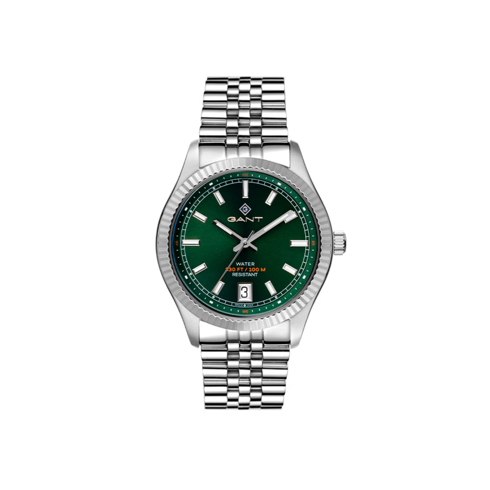 GANT Sussex Gent Stål/Grønn