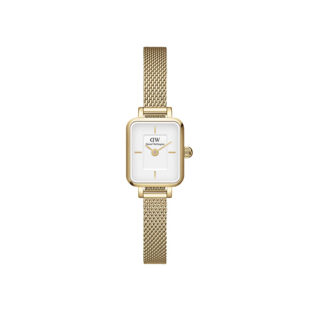 Quadro Mini Evergold Gullfarget Stål / Hvit 15.4x18.2mm