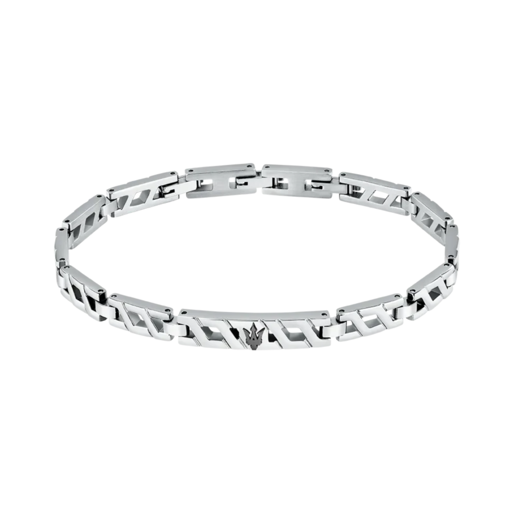 MASERATI ICONIC BRACELET SS BLACK