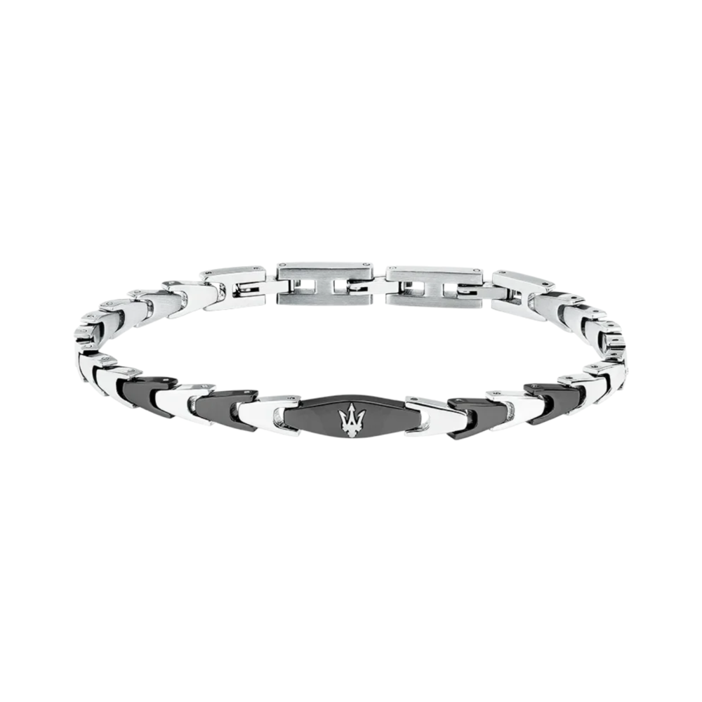 MASERATI ICONIC BRACELET SS BLACK
