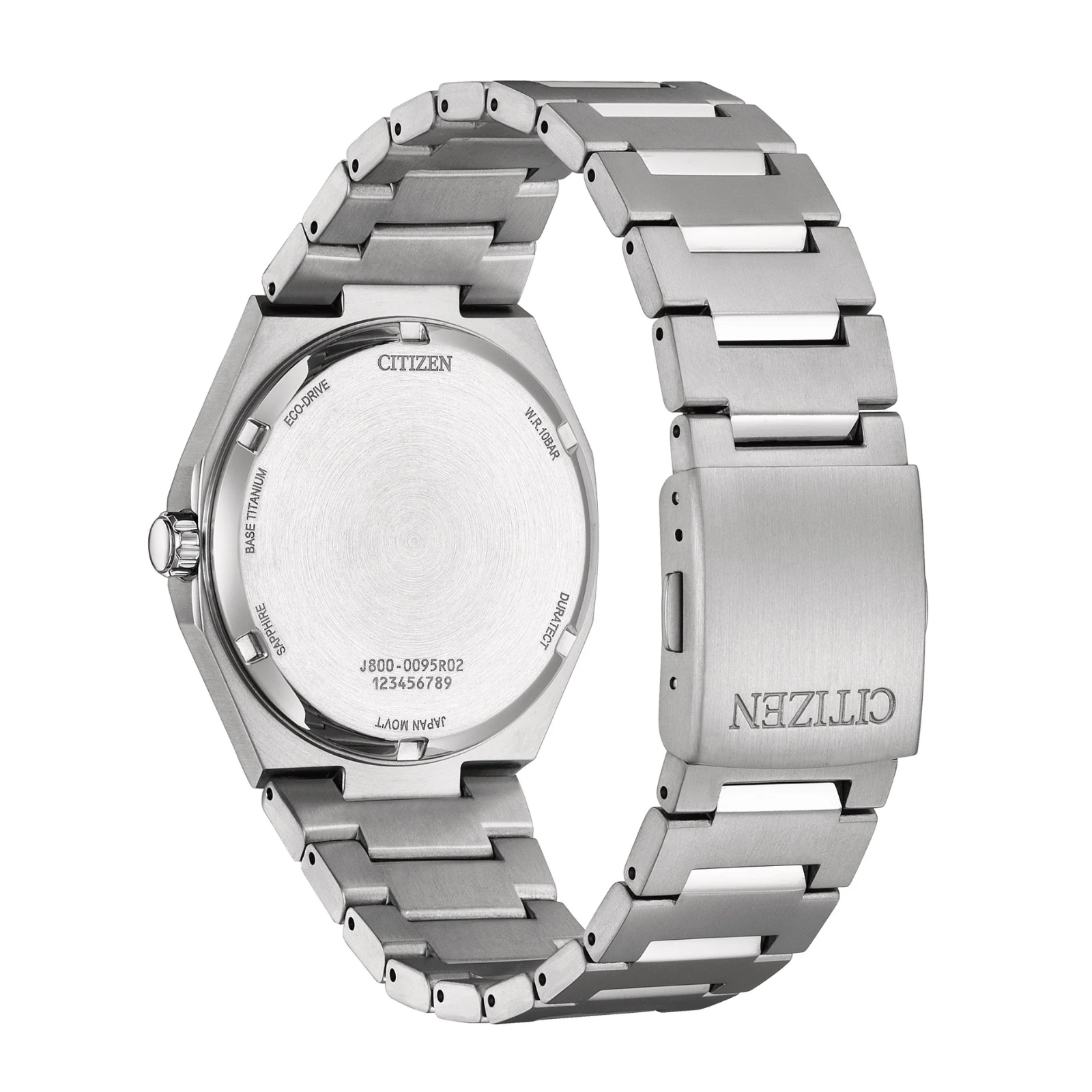 Supertitan Eco-Drive herreklokke i titan med grønn skive (39,5mm) - Bilde 2