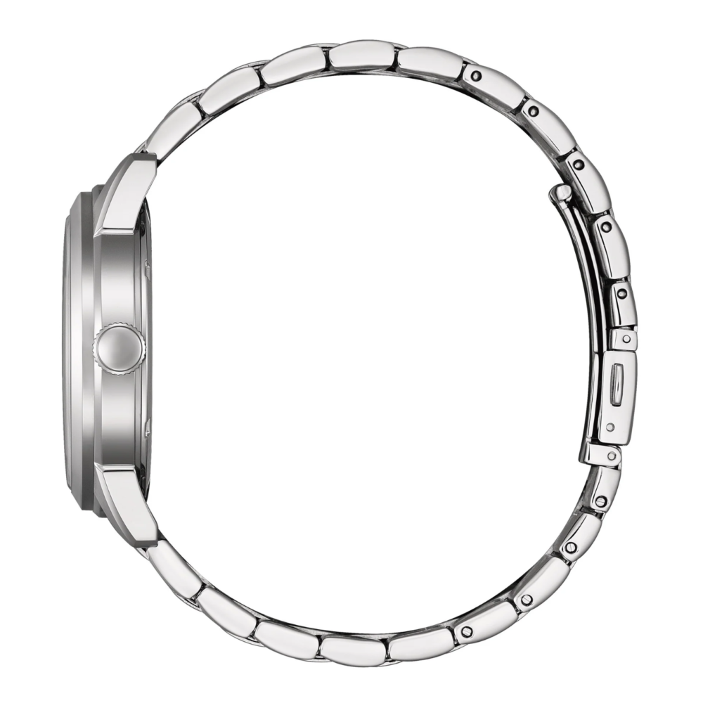 Elegance herreklokke i stål med sort skive (40,5 mm) - Bilde 3