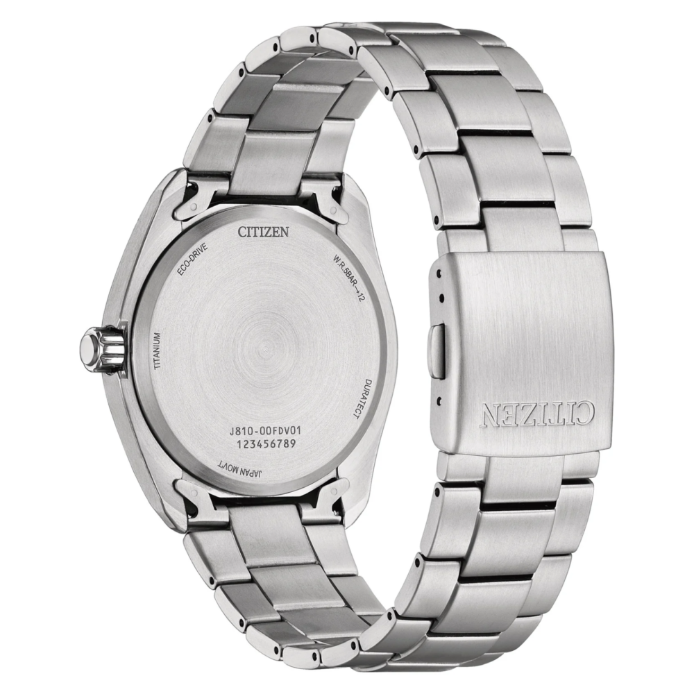 Eco-Drive Super Titanium herreklokke med sort skive (40 mm) - Bilde 2