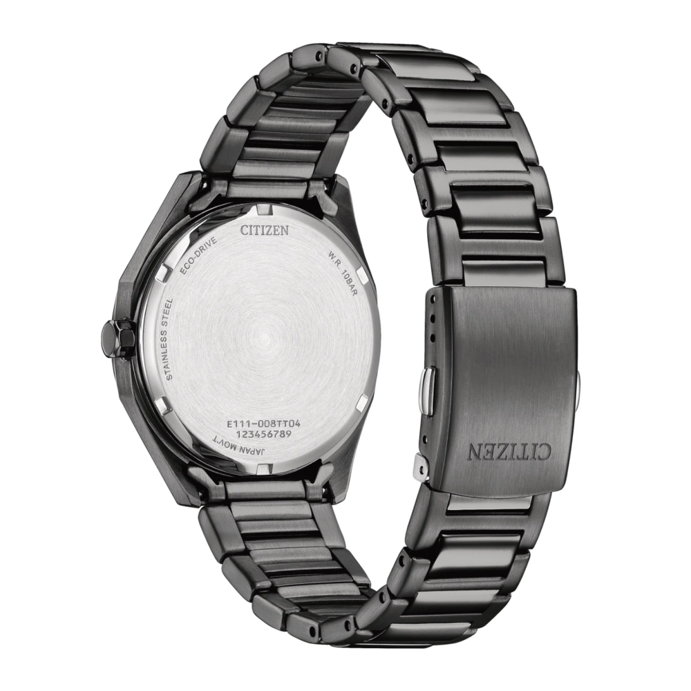 Platform Eco-Drive klokke i stål (38 mm) - Bilde 2