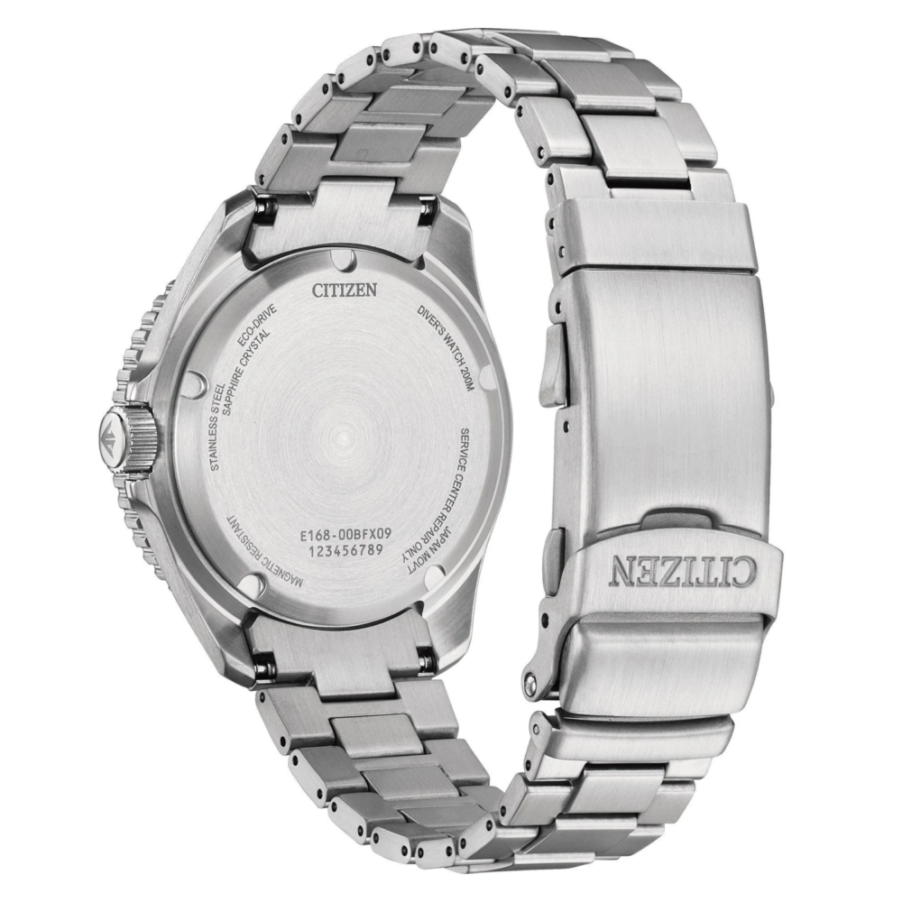 Promaster Sea Eco-Drive herreklokke i stål med sort skive (40,5mm) - Bilde 2