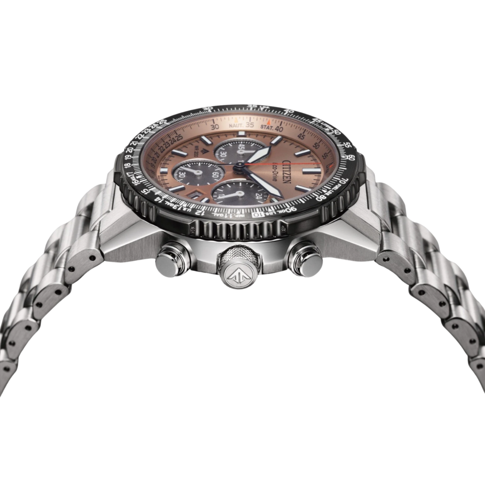 Promaster Sky Eco-Drive Chrono herreklokke i stål (40mm) - Bilde 3