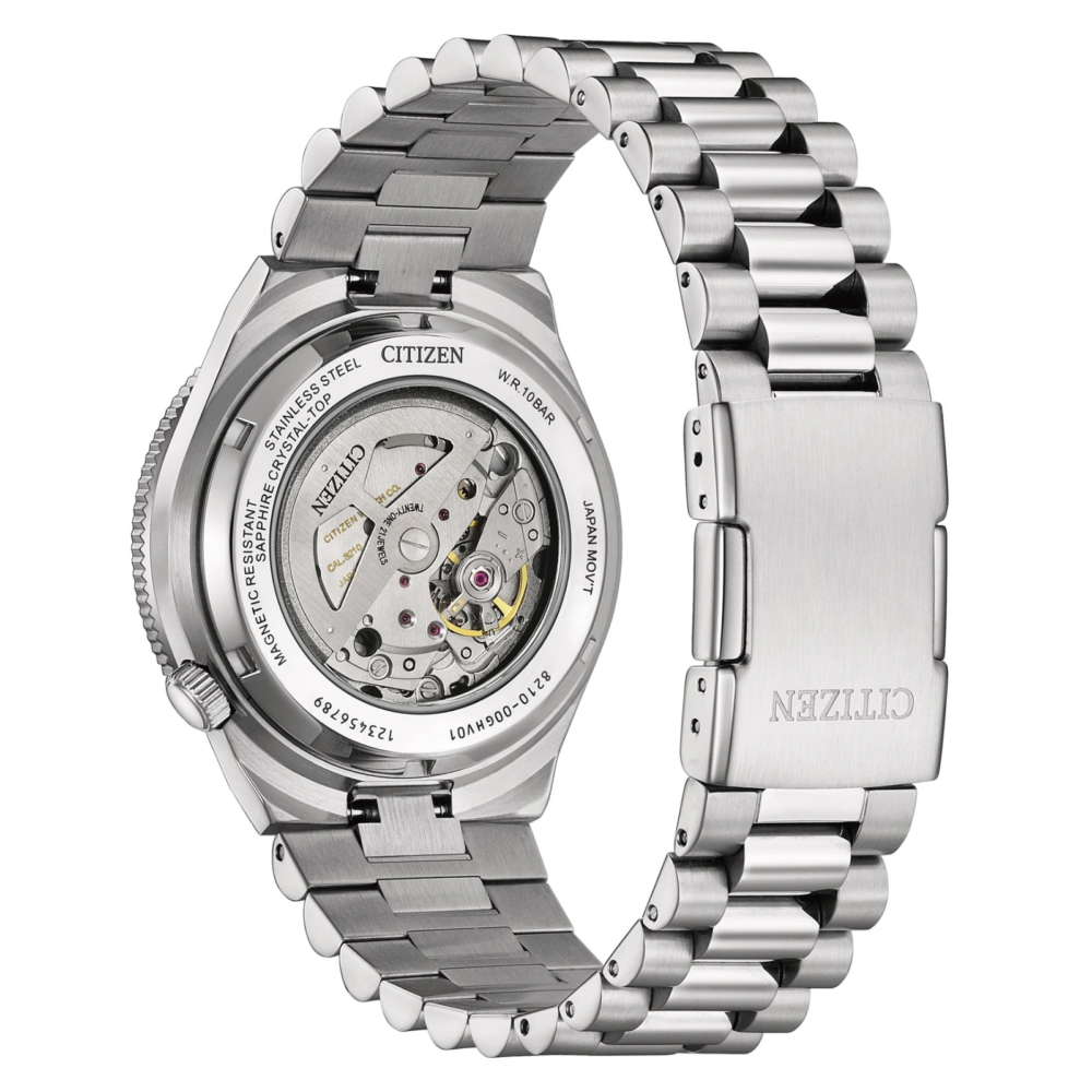 Tsuyosa Shore Automatic herreklokke i stål (40 mm) - Bilde 3