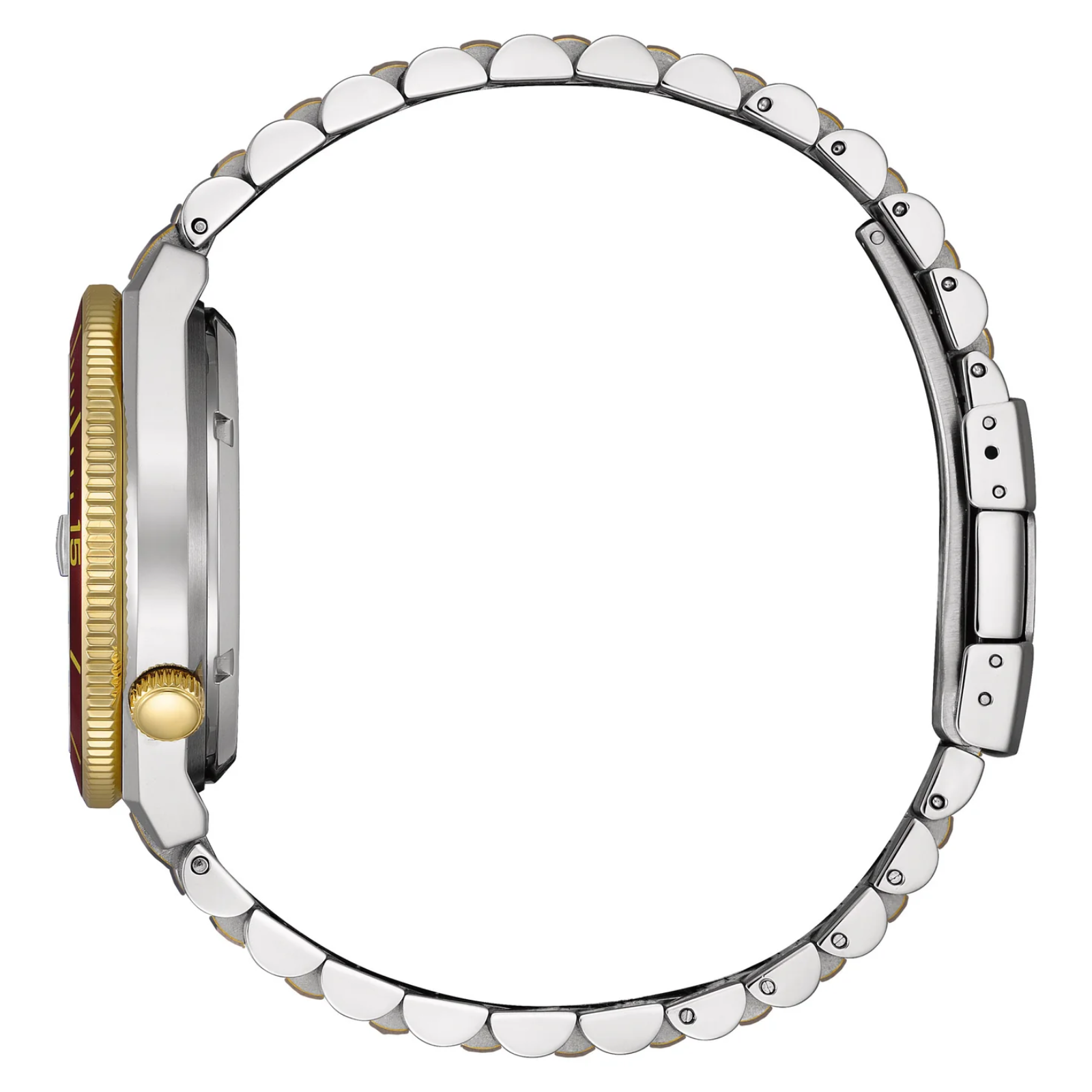 Tsuyosa Shore Automatic herreklokke i tofarget stål (40 mm ) - Bilde 4
