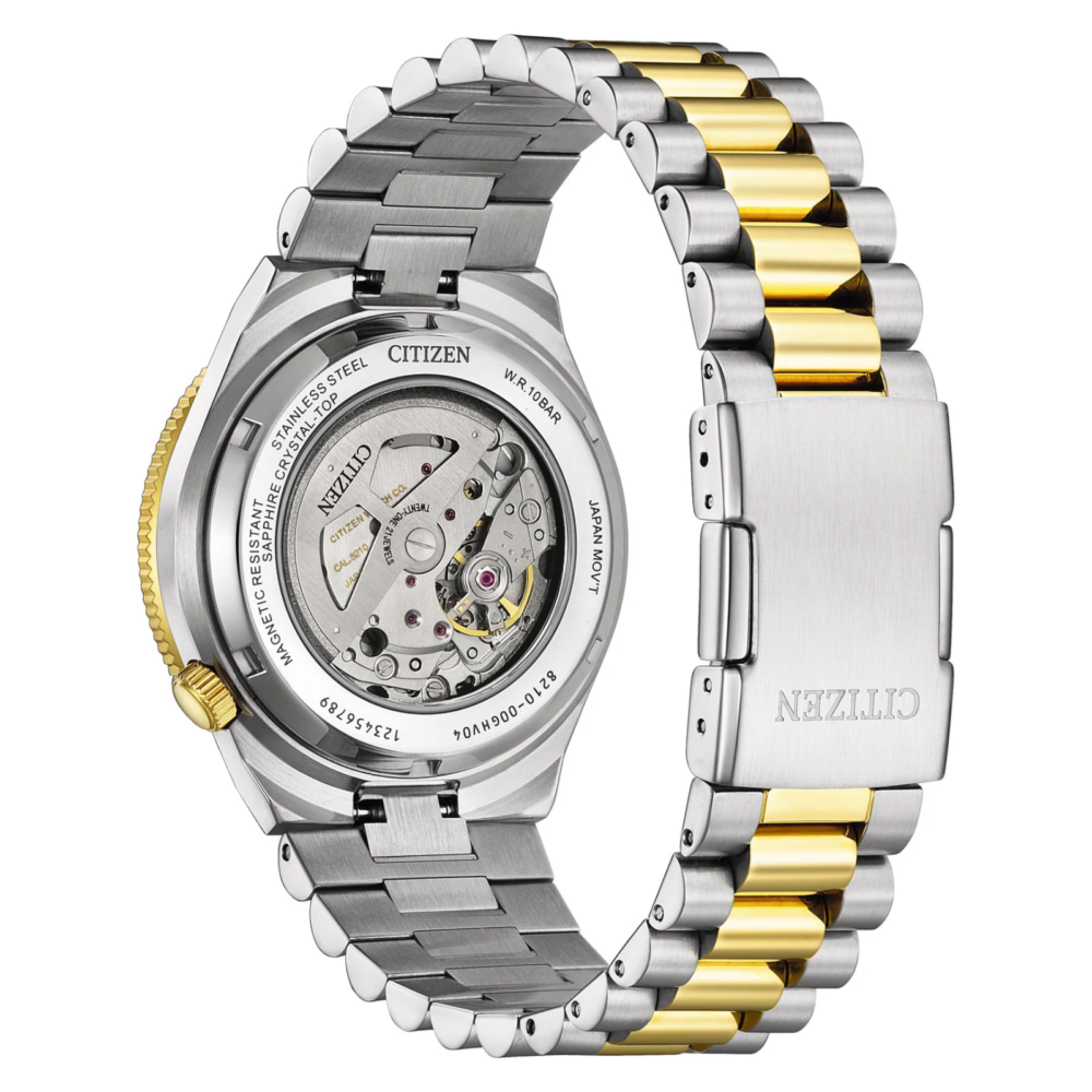 Tsuyosa Shore Automatic herreklokke i tofarget stål (40 mm ) - Bilde 3