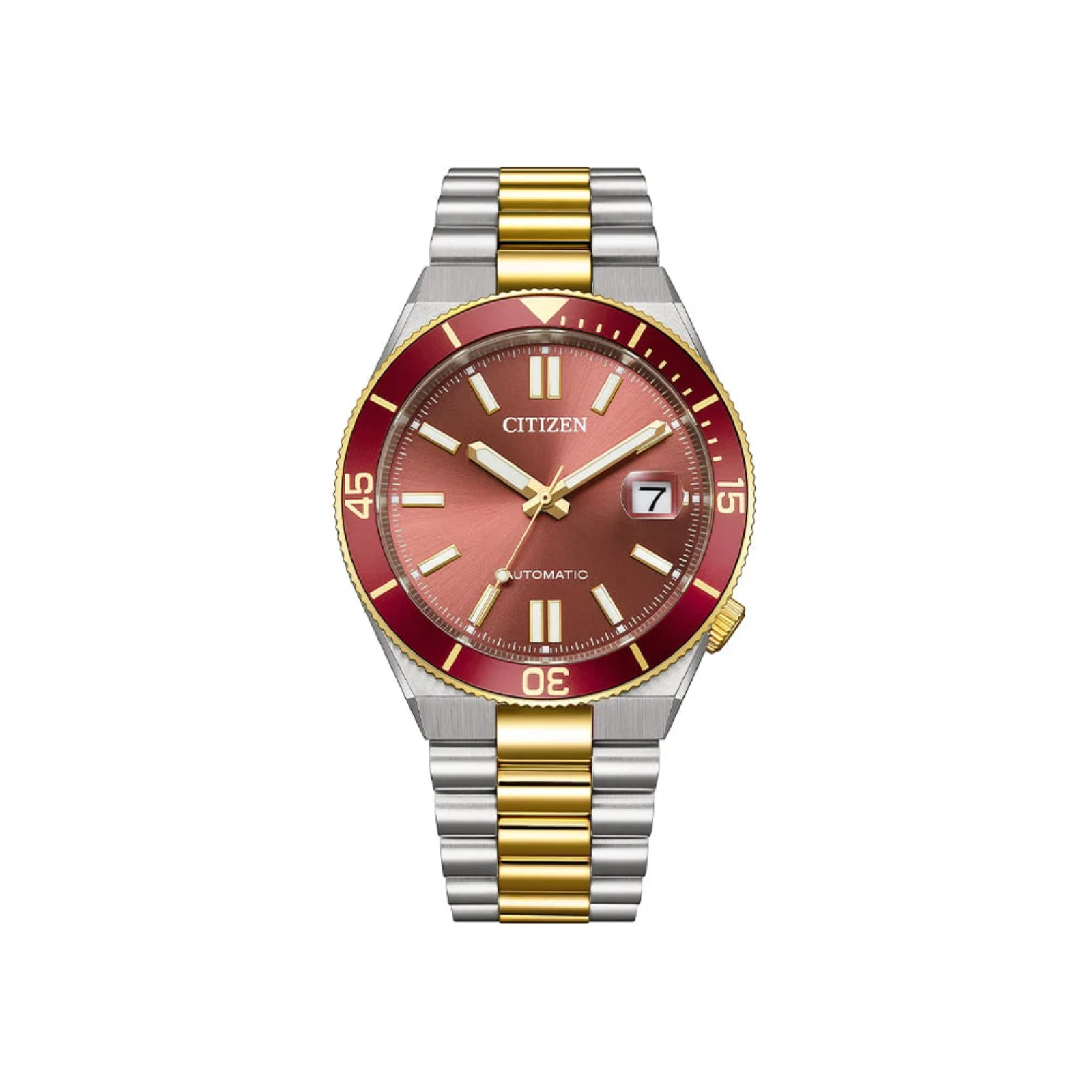 Tsuyosa Shore Automatic herreklokke i tofarget stål (40 mm )