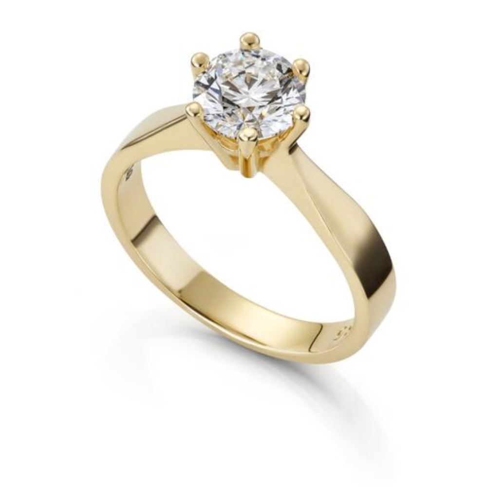 Ring Margrete 1,00ct med LAB grown diamant