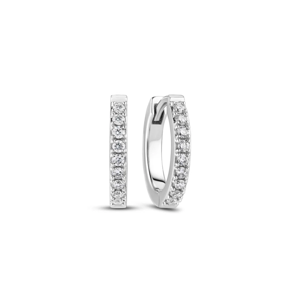 Earrings Alba - 14k white gold 0,18ct TW G-H VS lab-grown diamonds
