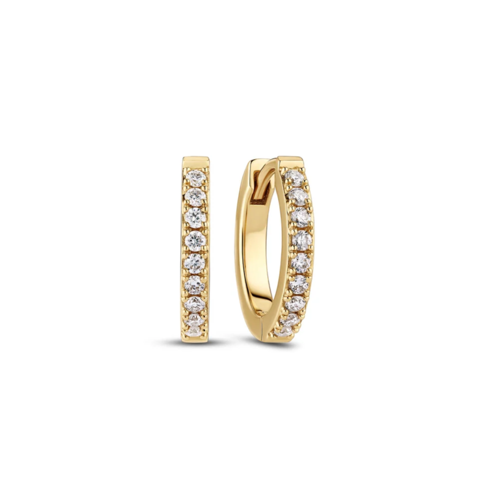 Earrings Alba - 14k yellow gold 0.18ct TW G-H VS lab-grown diamonds