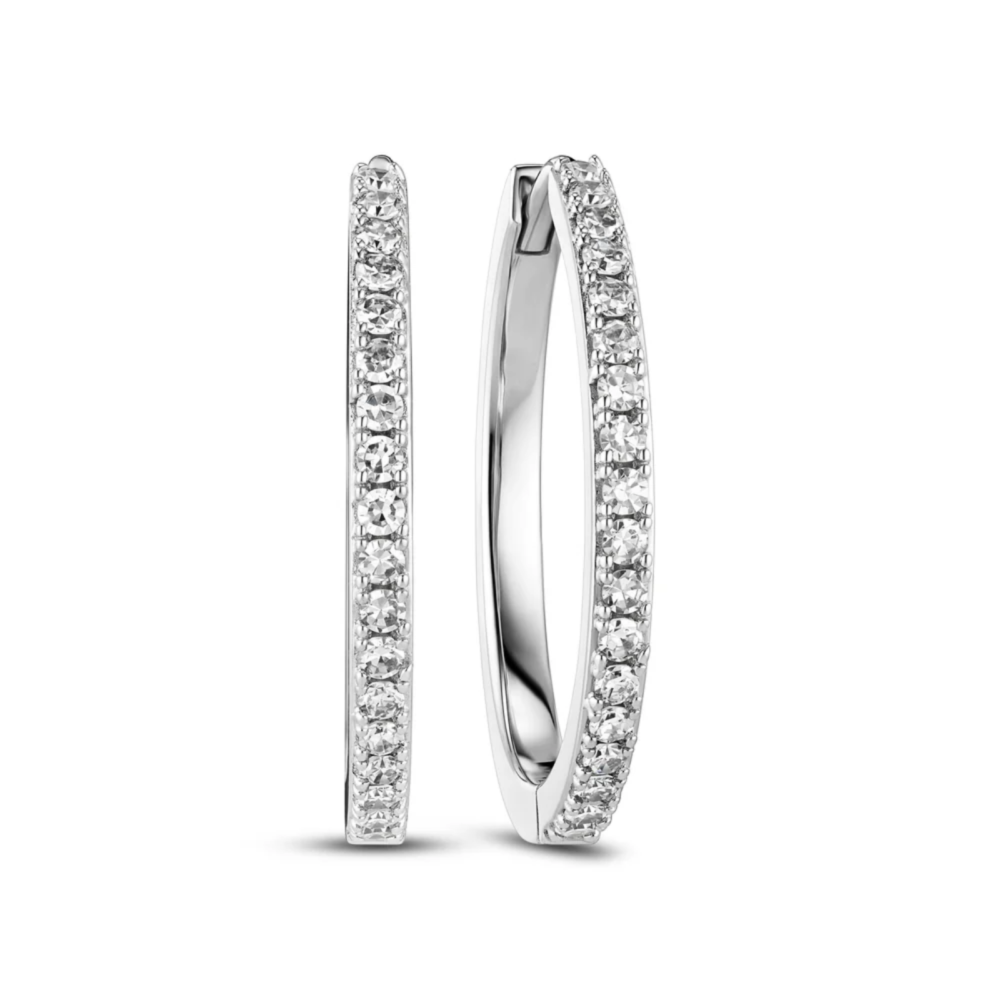 Earrings Alba – 14k white gold 0,36ct TW G-H VS lab-grown diamonds