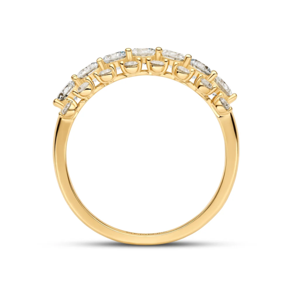 Ring fior - 14k yellow gold 1.22 ct TW G-H VS lab-grown diamonds - Bilde 2