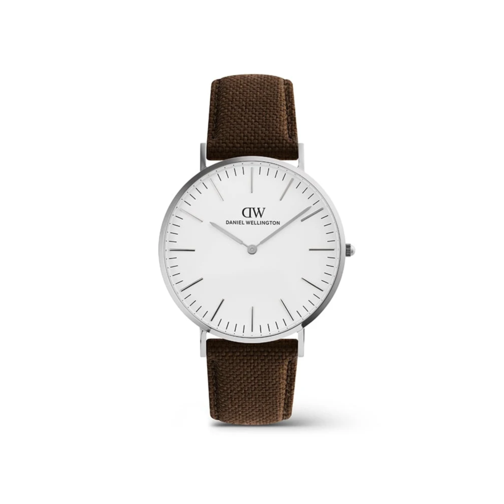 DW Classic Herreklokke med brun rem (40mm)