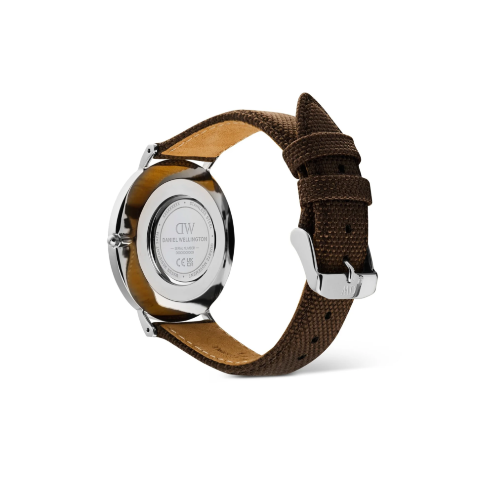 DW Classic Herreklokke med brun rem (40mm) - Bilde 3