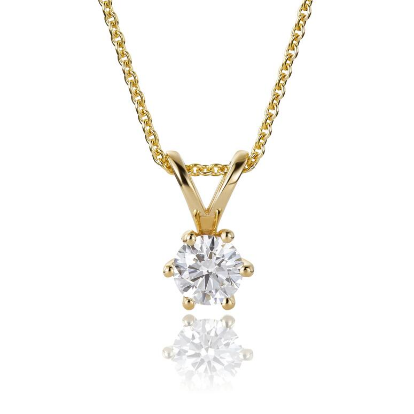Anheng Alexandra 0,50ct med LAB grown diamant