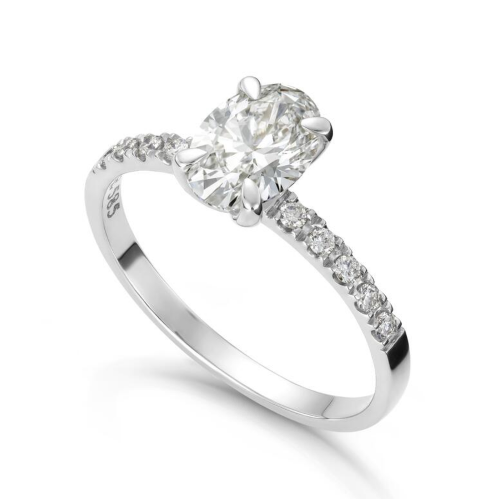 Ring Olivia Oval 1,62ct med LAB grown diamant