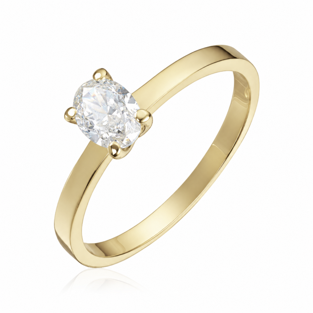 Ring Olivia Oval 0,50ct med LAB grown diamant
