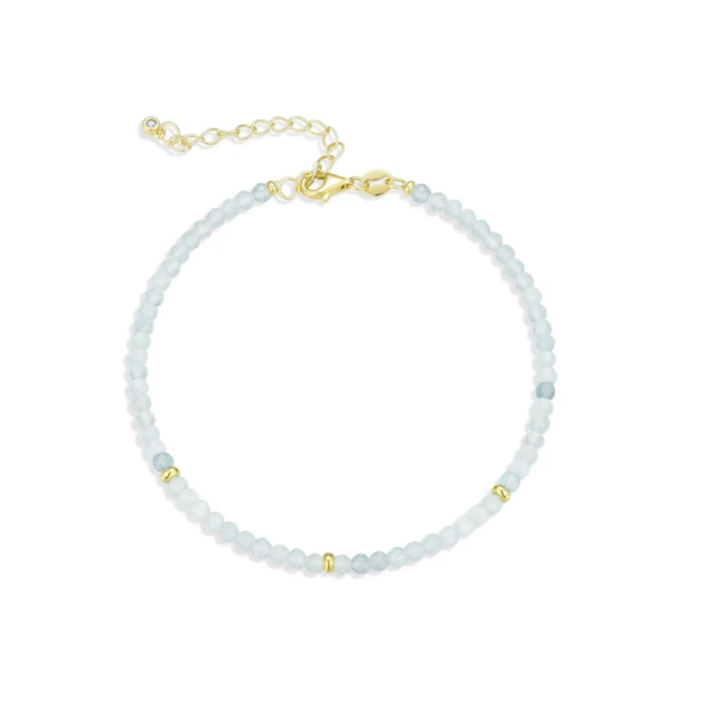 Amara Armbånd - Aquamarine CZ