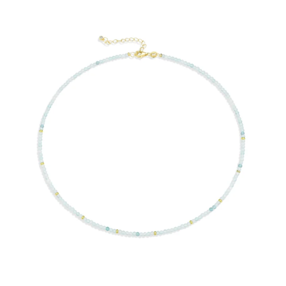 Amara Halskjede - Aquamarine CZ