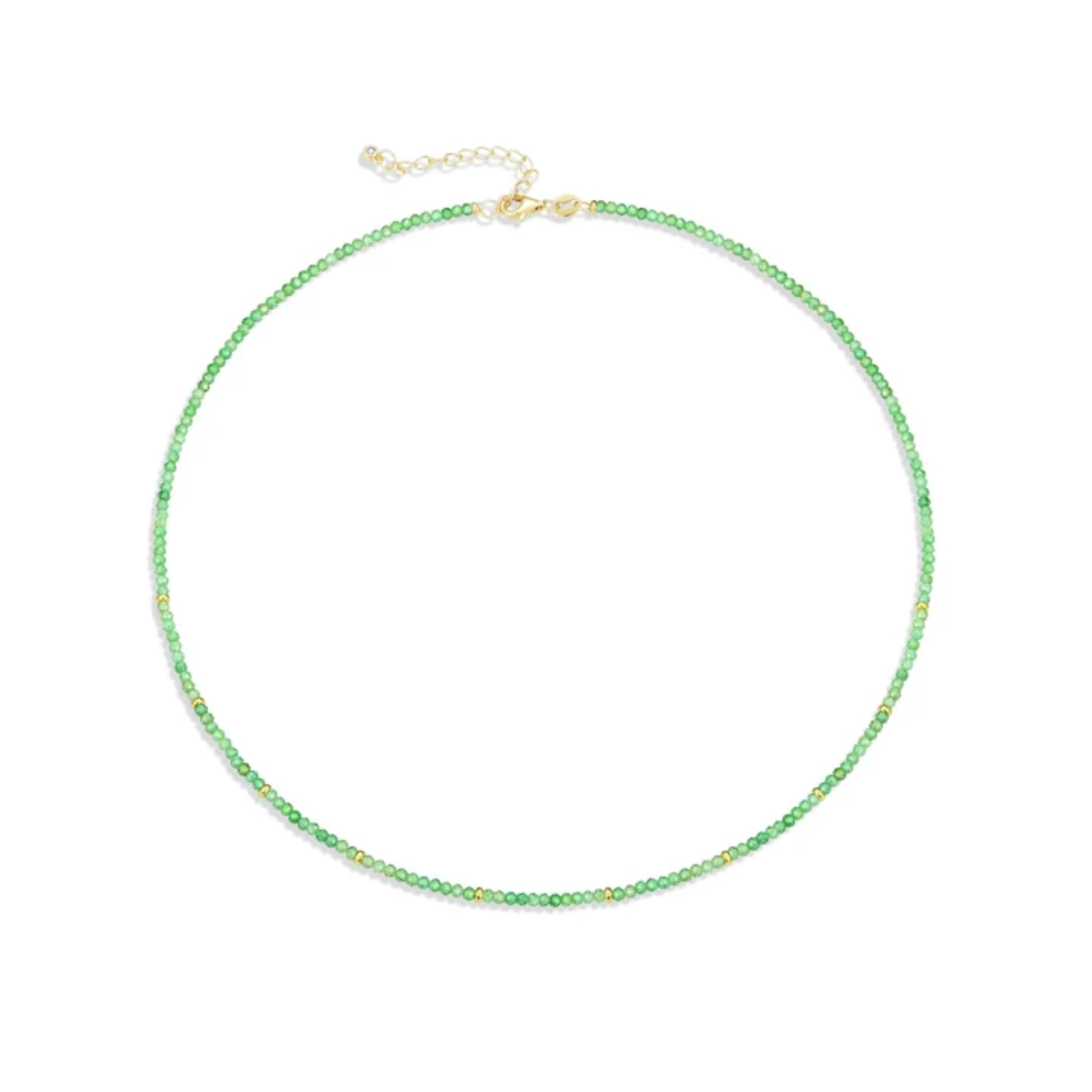 Amara Halskjede - Green Saphire