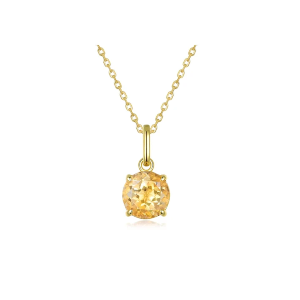 Selene Prong anheng - Citrine